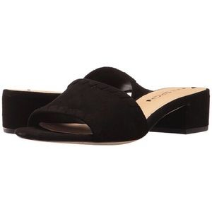 Via Spiga Black Braided Mules